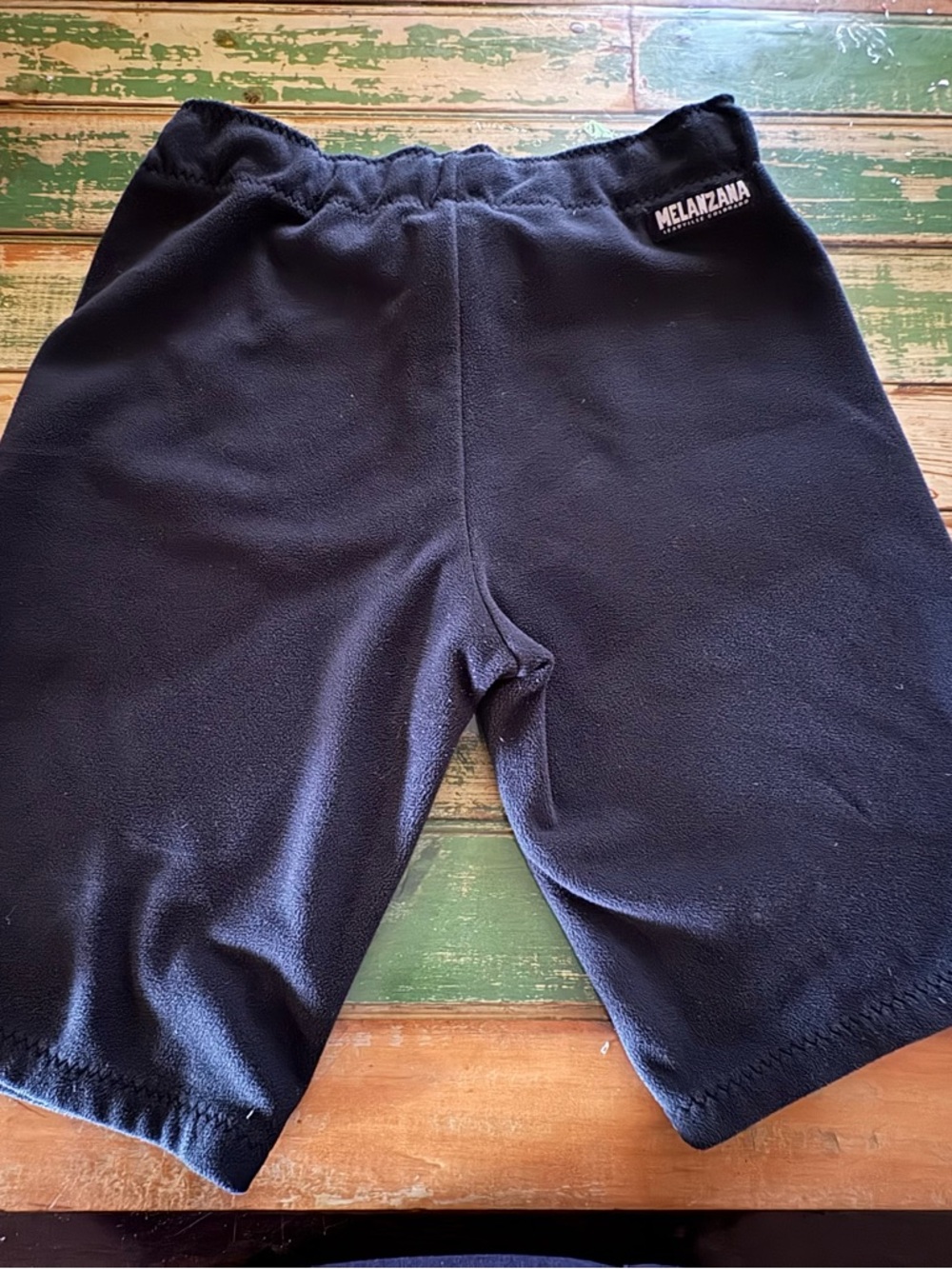 Melanzana Women’s Black Fleece Shorts - Size Small